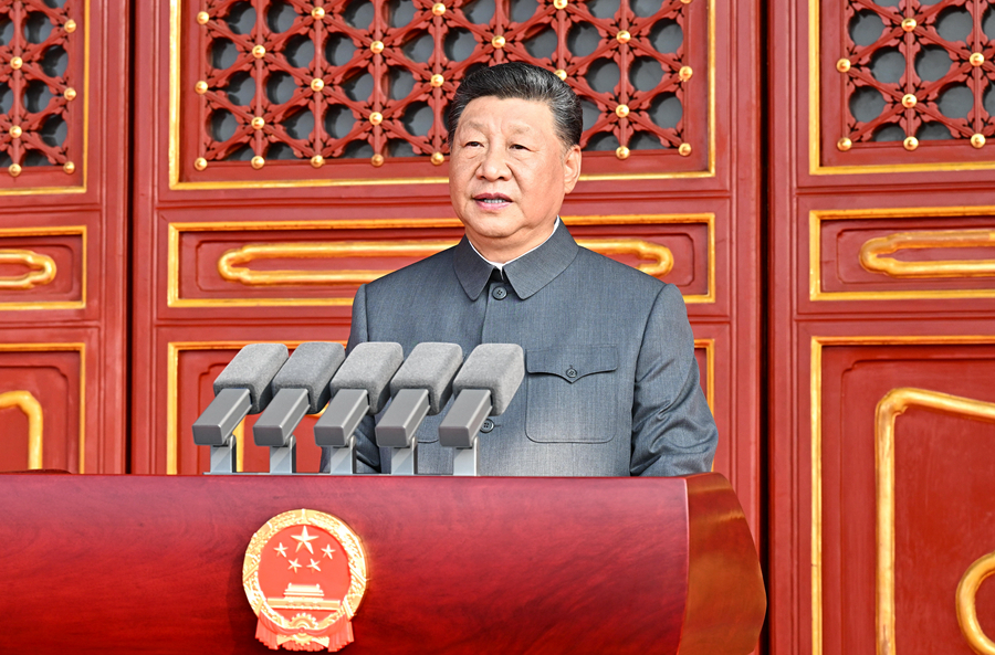 紀念中國人民抗日戰爭暨世界反法西斯戰爭勝利80周年大會在京隆重舉行
