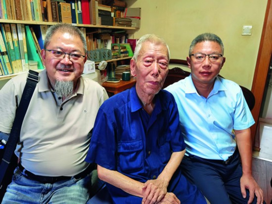 9采訪結束后，韓寶林、齊惠敏與筆者留影.jpg